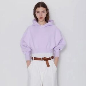 Zara cropped knitted sweater